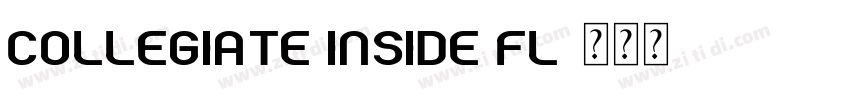 Collegiate Inside FL字体转换